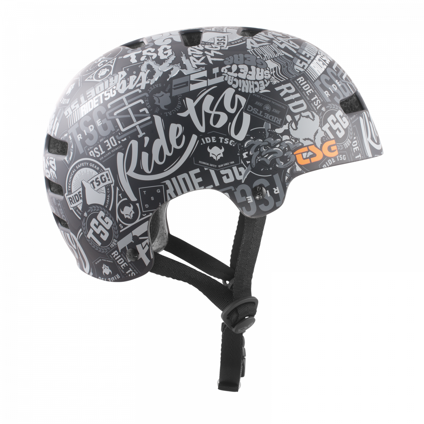TSG Evolution Helm Graphic Design stickerbomb L/XL (57-59cm)