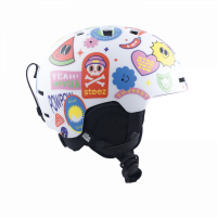 TSG arctic nipper mini graphic design white happy sticker