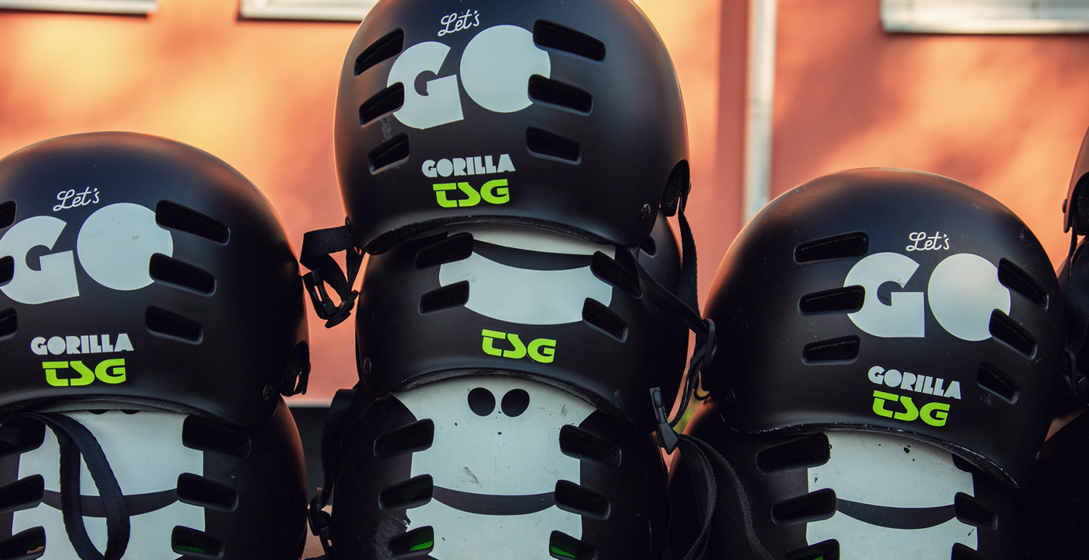 TSG helmet swith Gorilla custom design