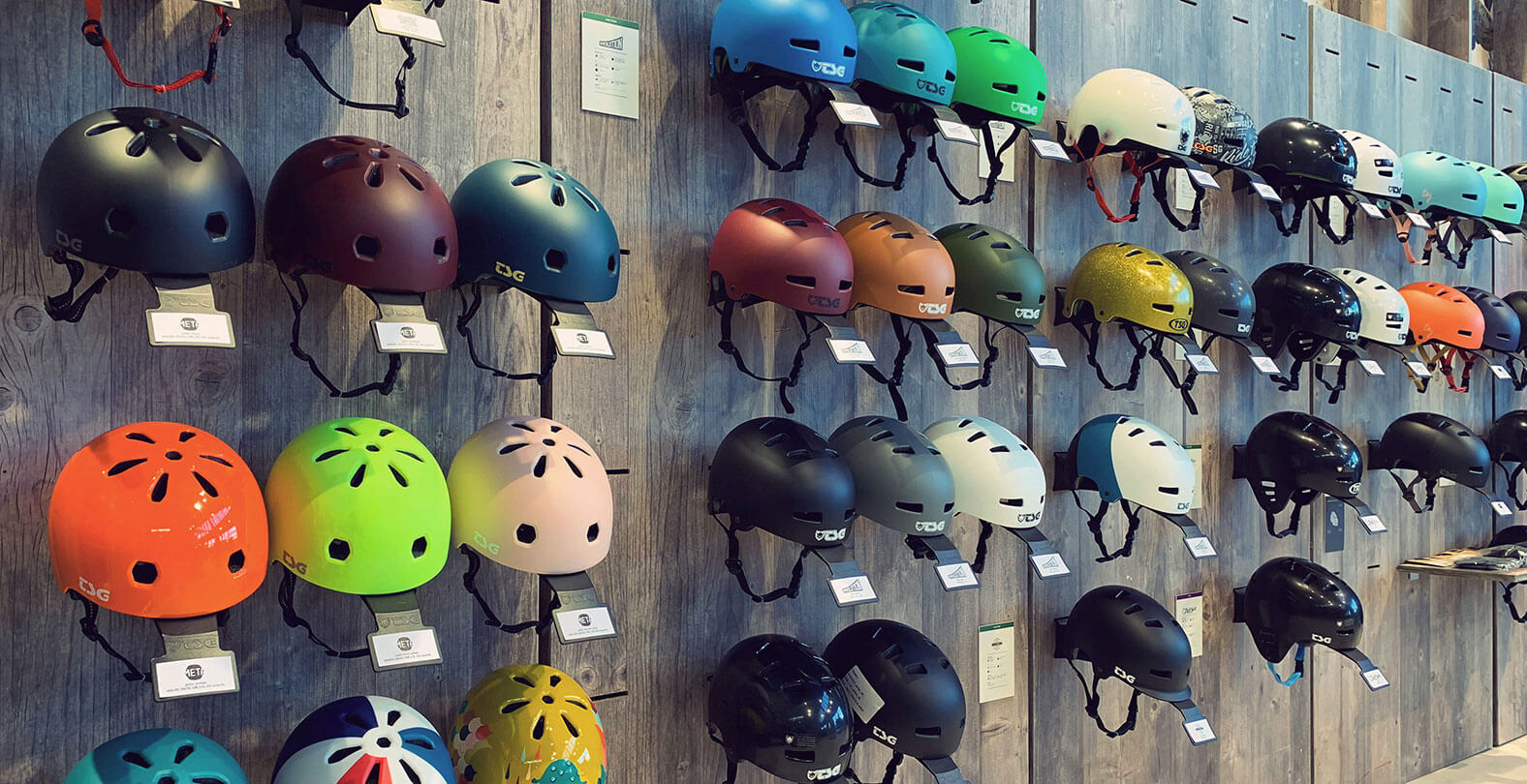 Eurobike 2019 TSG Booth Bike Helmets