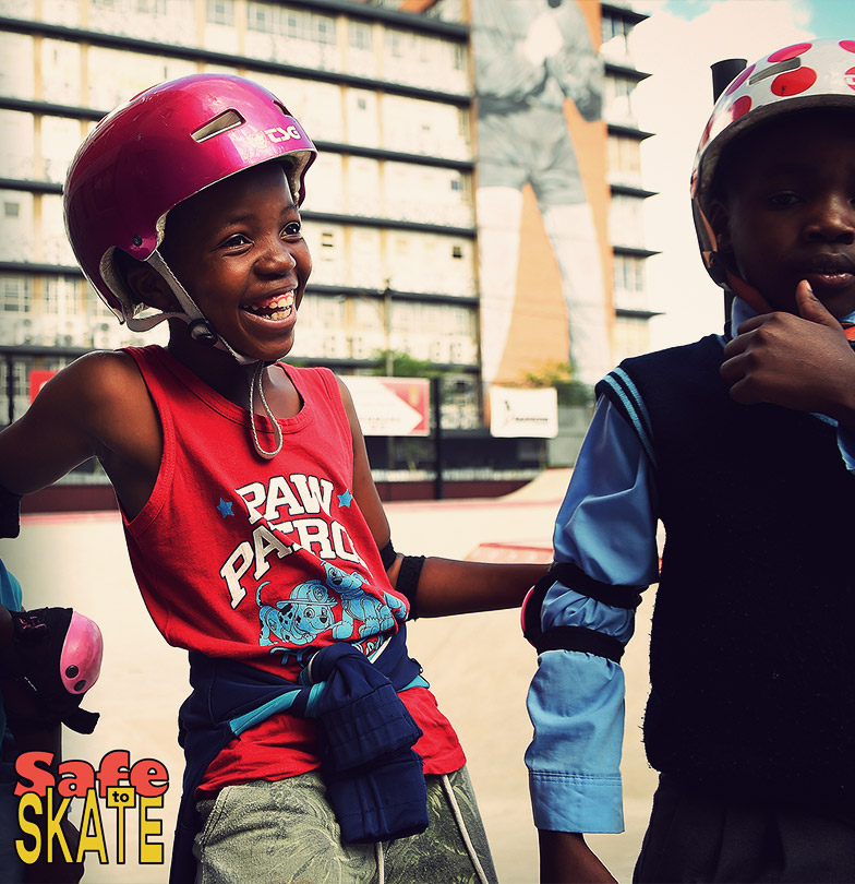 safe to skate Skateistan giving friday kids skateboard