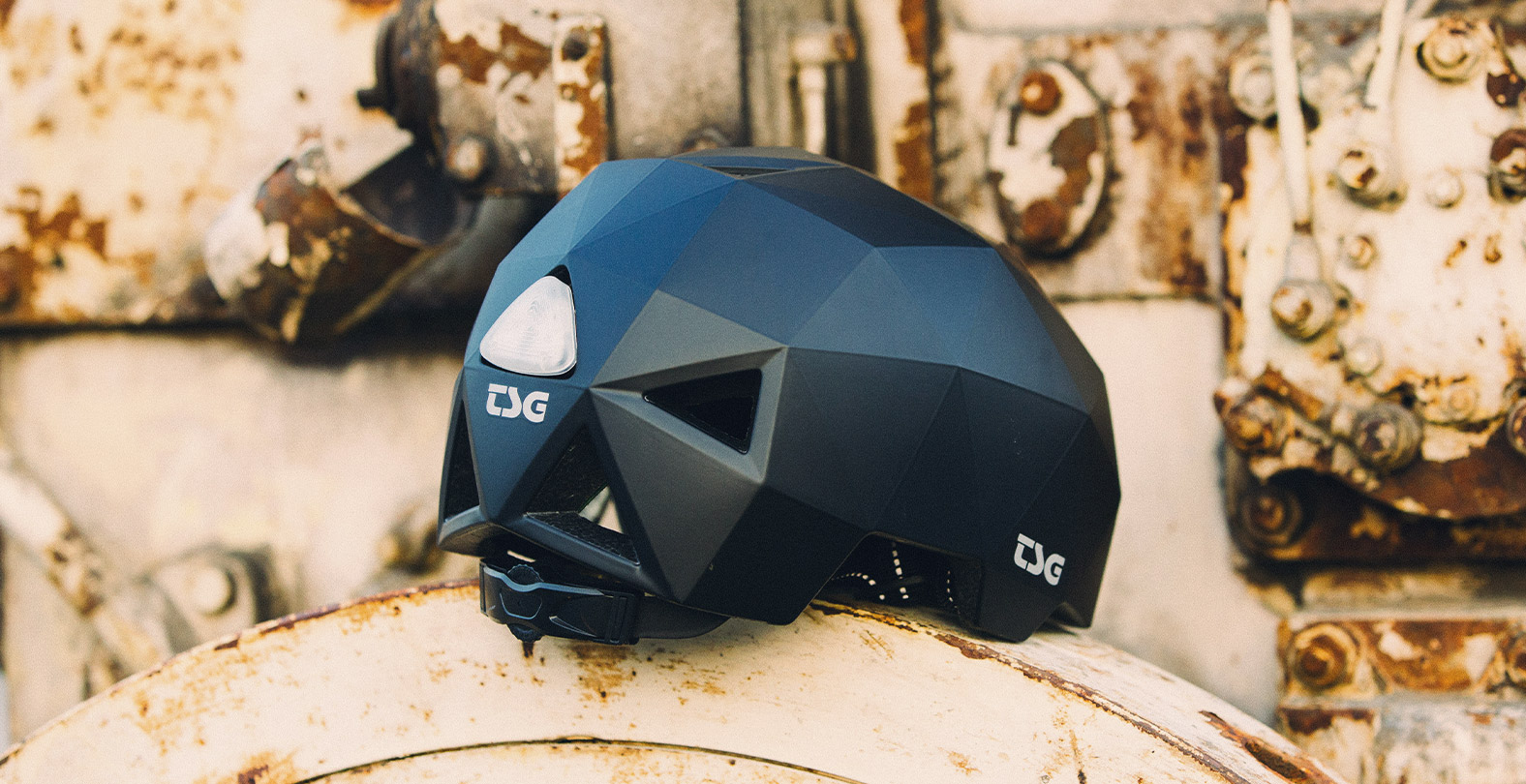 TSG Geo Helmet urban bike helmet LED light