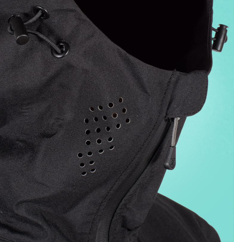Outerwear breathing holes