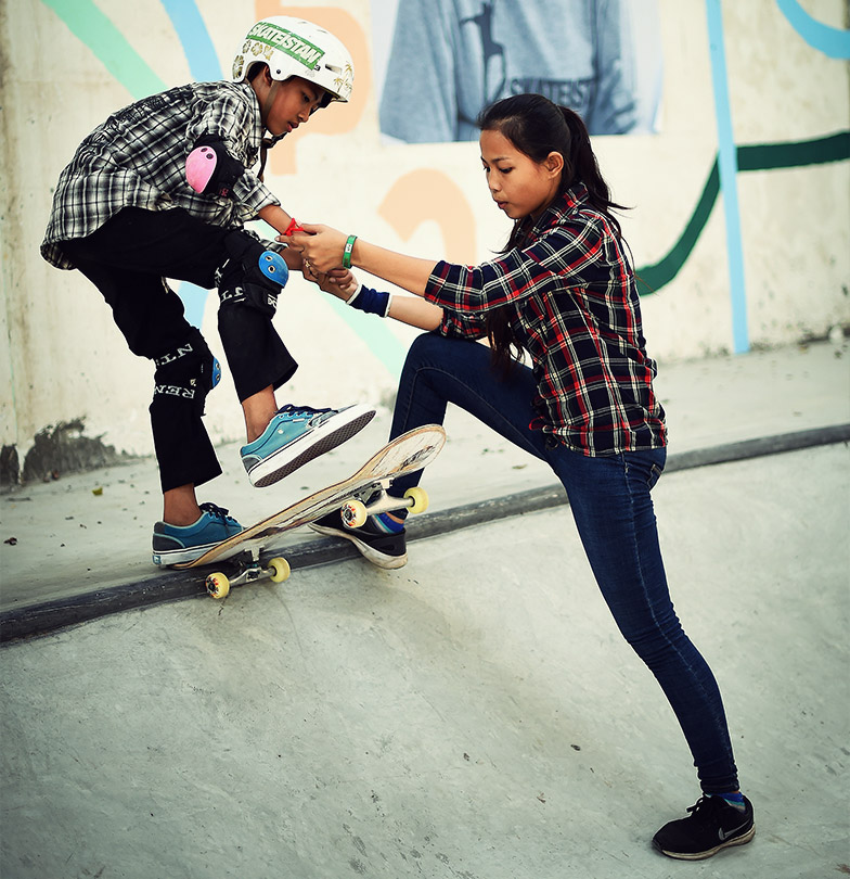 Skateistan supported by TSG