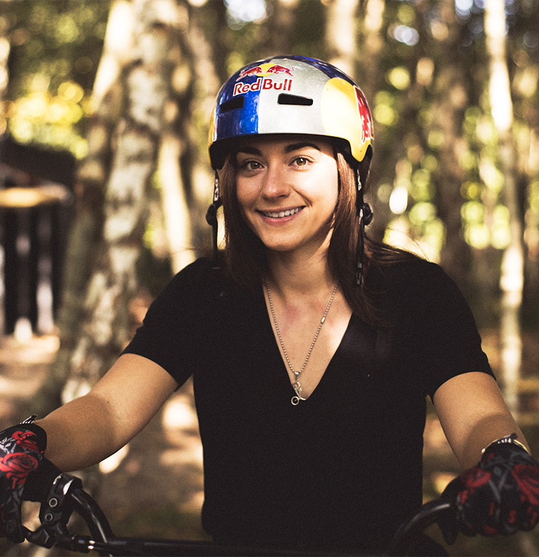 portrait of bmx rider Lara Lessmann