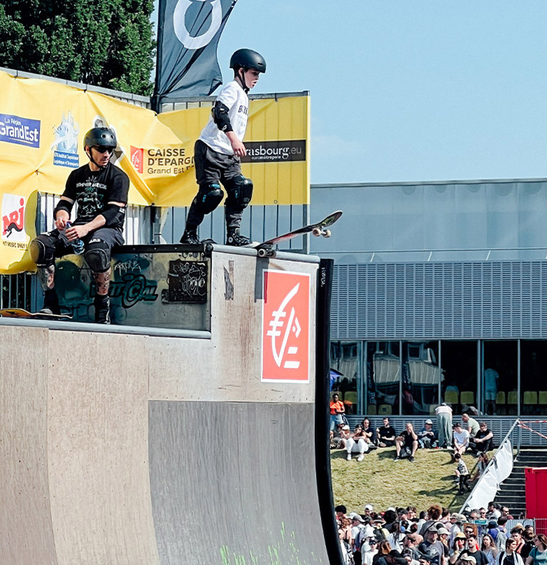 skateboarder Leonardo Vinicius at NL Contest in Strasbourg 2023