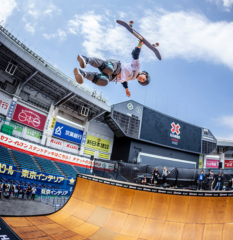 skateboarder Leonardo Vinicius at X Games 2023