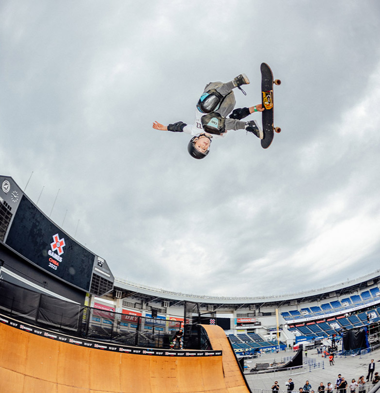 skateboarder Leonardo Vinicius at X Games 2023