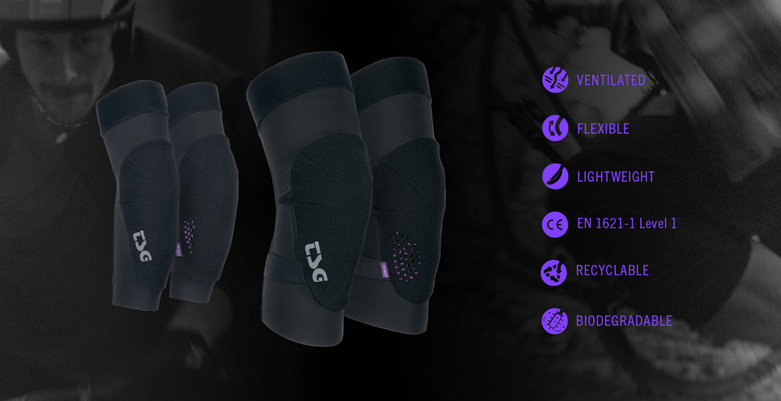 TSG Fly R Sleeves  bike knee protectors